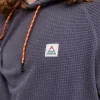 Shop Passenger Point Recycled Fleece Hoodie Charcoal