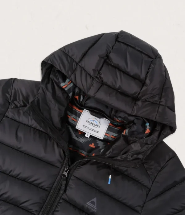 New Passenger Pow Recycled Insulated Jacket True Black