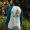 Online Passenger River Recycled Active LS T-Shirt Corsair/ Vintage White