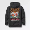 Cheap Passenger Roam Wild Recycled Cotton Hoodie Black