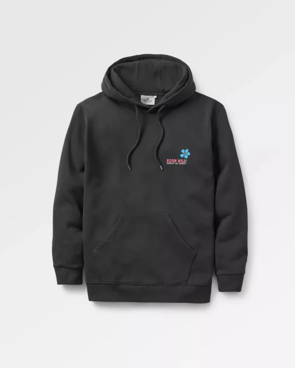 Cheap Passenger Roam Wild Recycled Cotton Hoodie Black