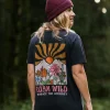 Cheap Passenger Roam Wild Recycled T-Shirt Black