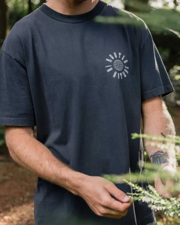 Cheap Floris van Bommel Rooted Recycled Relaxed Fit T-Shirt Black