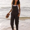 Discount Passenger Serenity Organic Cotton Dungarees Black Geo Pattern