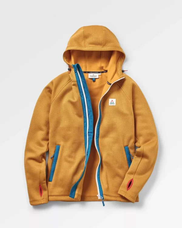 Sale Passenger Slope Hooded Recycled Fleece Dusty Ochre