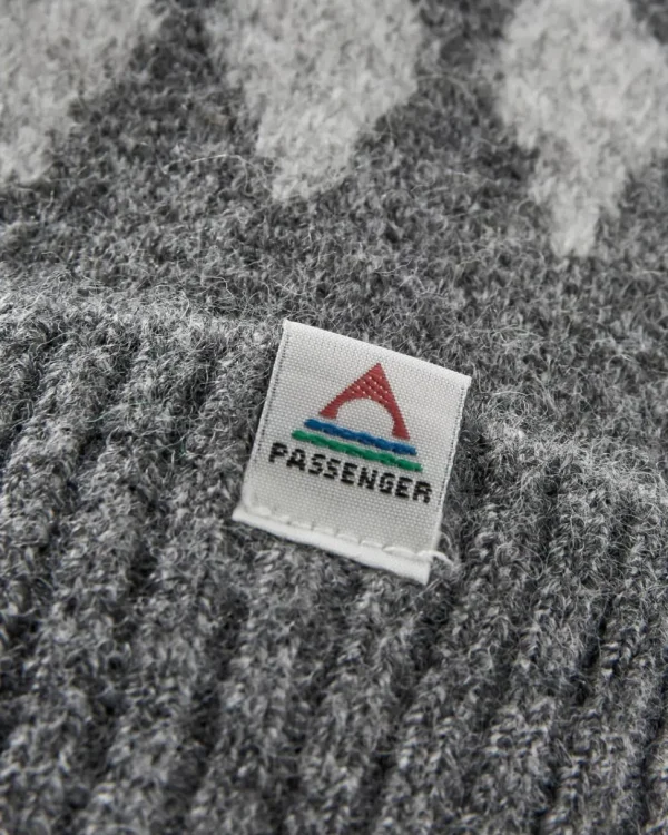 Hot Passenger Snowdrop Recycled Bobble Hat Grey Marl