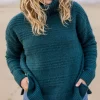 Cheap Passenger Snug Recycled Polo Neck Knitted Jumper Mediterranean