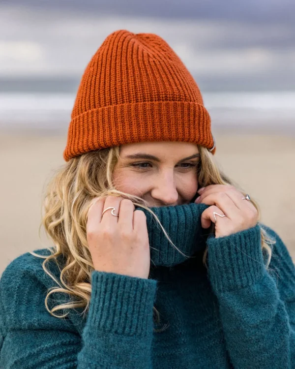 Cheap Passenger Snug Recycled Polo Neck Knitted Jumper Mediterranean