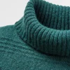 Cheap Passenger Snug Recycled Polo Neck Knitted Jumper Mediterranean