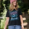 Outlet Passenger Solitude Recycled Cotton Oversized T-Shirt Black