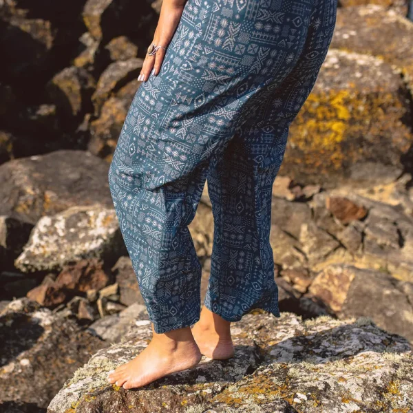 Sale Passenger Spirit Jumpsuit Blue Coral Geo Tile