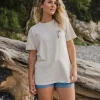 New Passenger Sundaze Oversized Recycled Cotton T-Shirt Birch