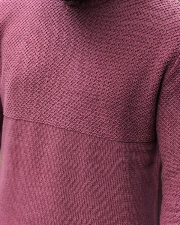 Shop Passenger Swell Knitted Jumper Crushed Berry