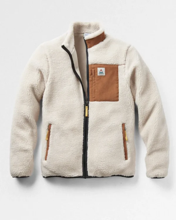 Online Floris van Bommel Trekker Recycled Deep-Pile Sherpa Fleece Warm Ivory