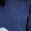 Flash Sale Passenger Vista Recycled Oversized Knitted Jumper Dark Denim