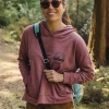 Shop Passenger Wilds Recycled Cotton Hoodie Crushed Berry