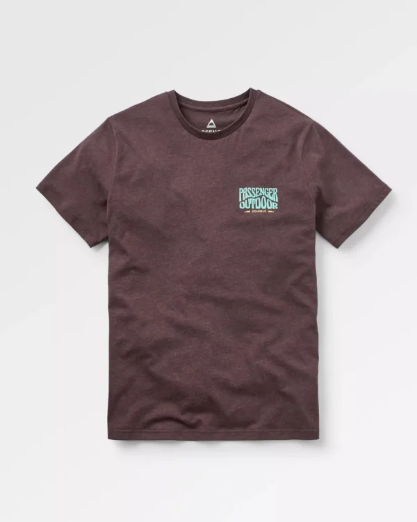 Sale Passenger Yuca Organic Cotton T-Shirt Java Marl
