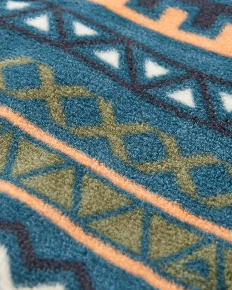 Flash Sale Passenger Ace Recycled Polar Fleece Dungarees Retro Geo Mediterranean