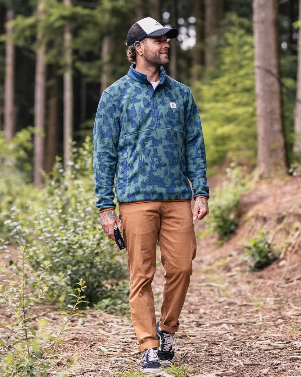 Flash Sale Passenger Adrift Recycled Polar Fleece Oak Patch Deep Ocean