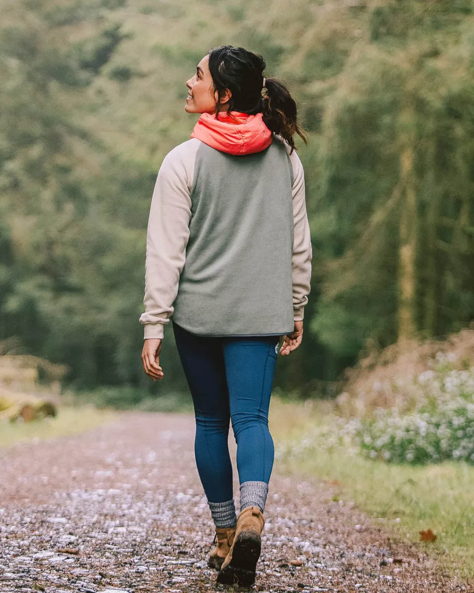 Hot Passenger Alexander Recycled Polar Hooded Fleece Pistachio