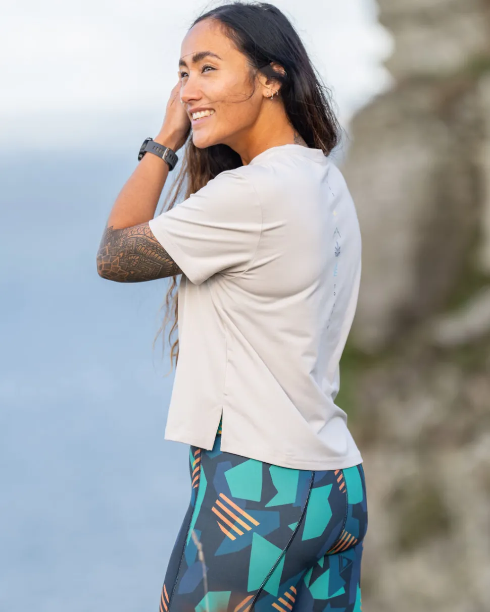 Outlet Passenger Align Active Recycled T-Shirt Vintage White