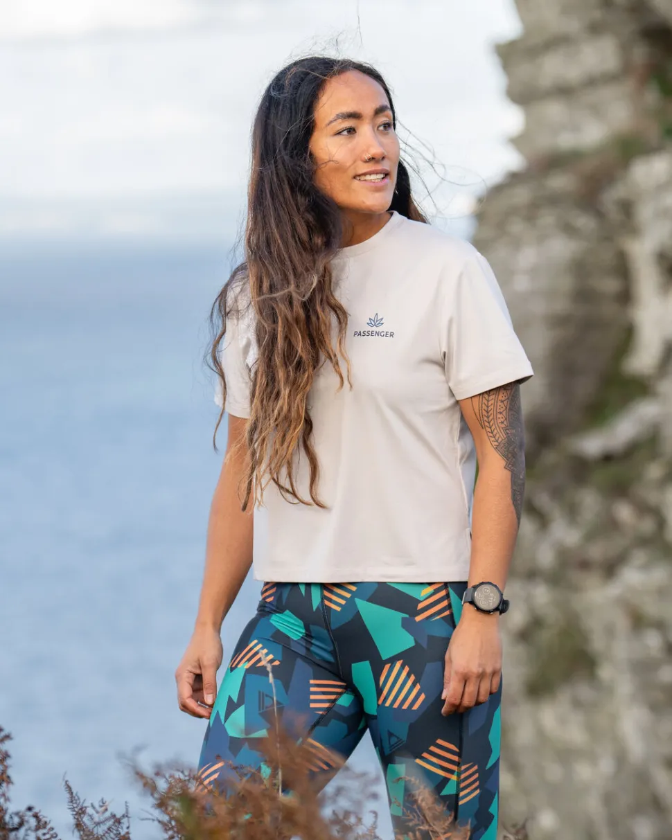 Outlet Passenger Align Active Recycled T-Shirt Vintage White