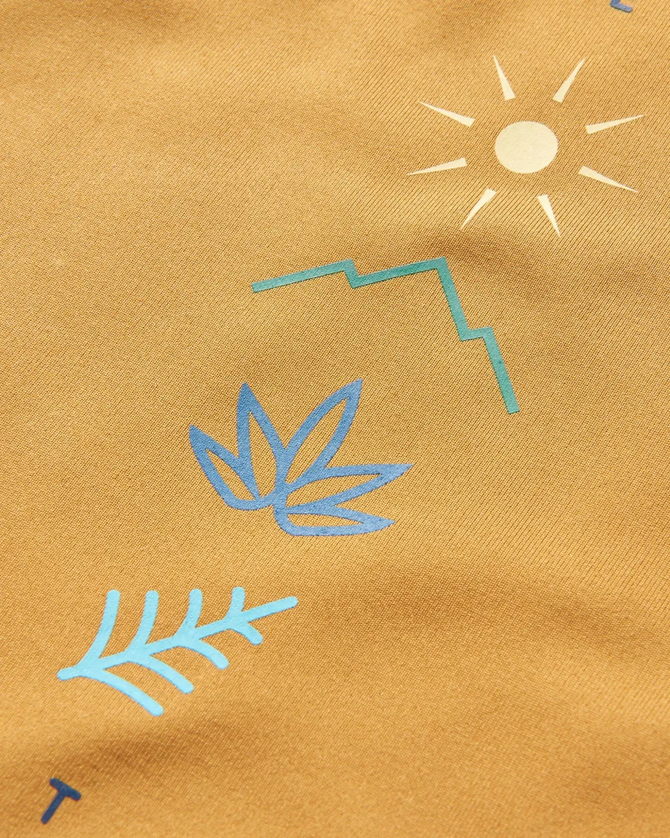 Discount Passenger Align Active Recycled T-Shirt Dusty Ochre