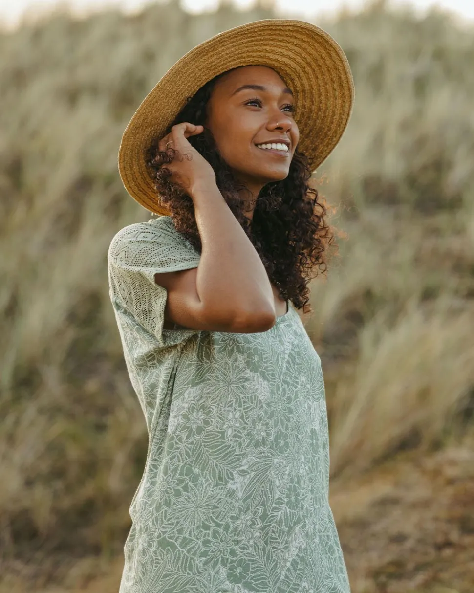 Discount Passenger Ambrose Oversized Dress Pistachio Floral