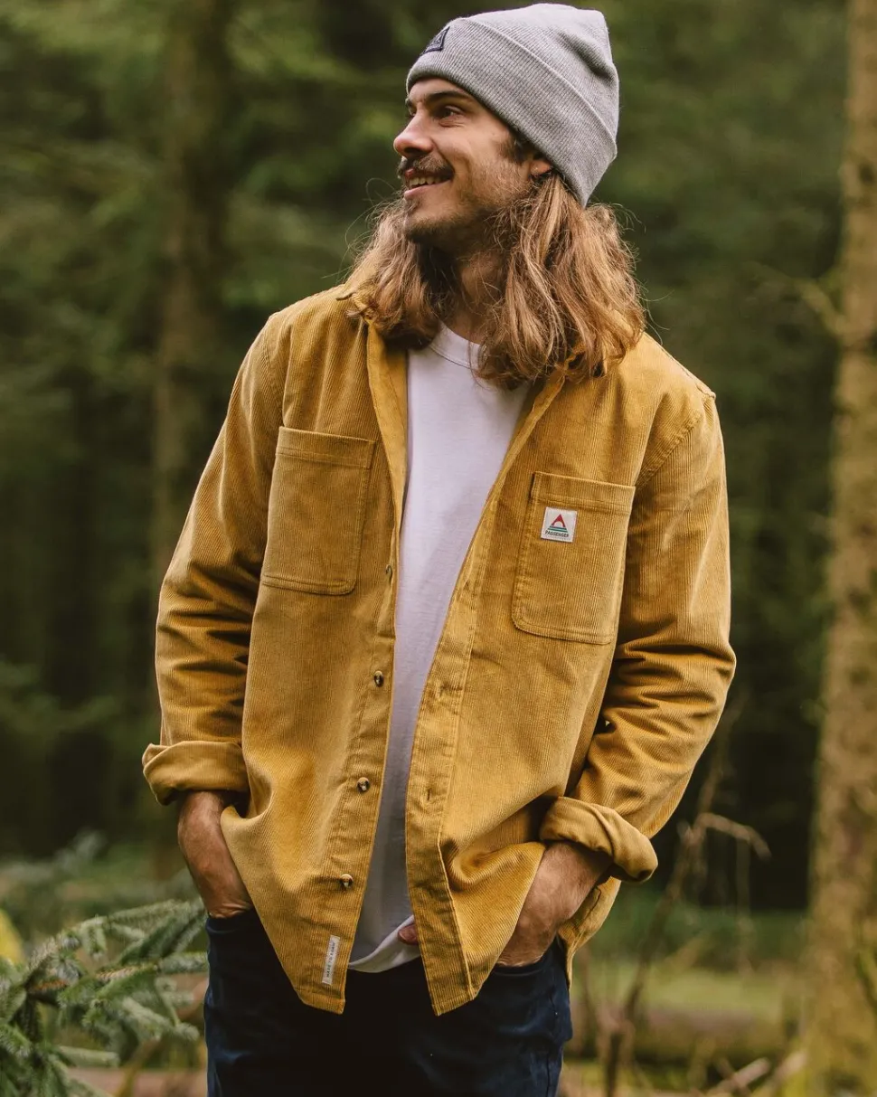 Shop Passenger Backcountry Cord Shirt Mustard Gold