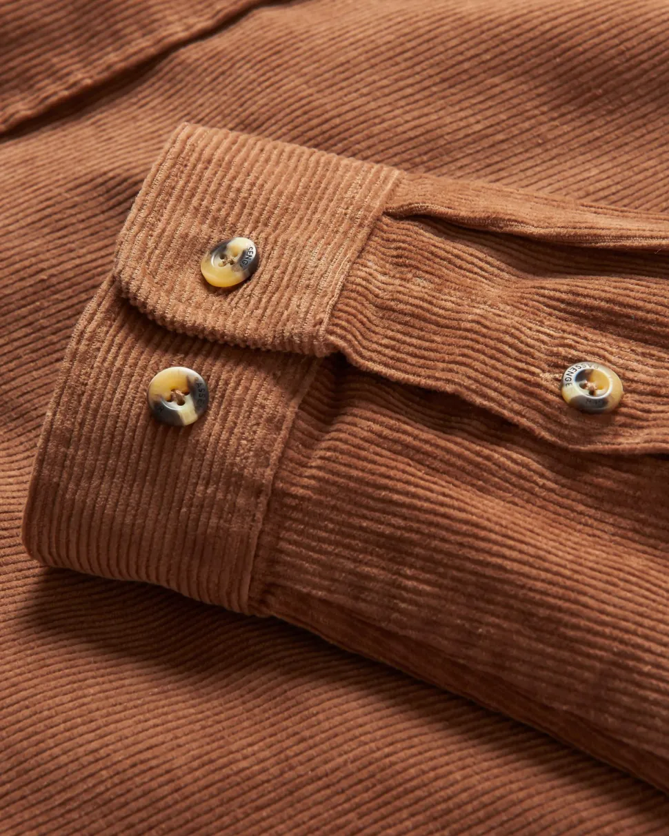 Discount Passenger Backcountry Cord Shirt Toffee