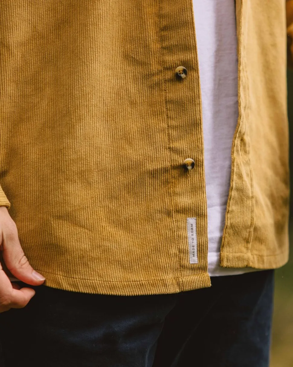 Shop Passenger Backcountry Cord Shirt Mustard Gold