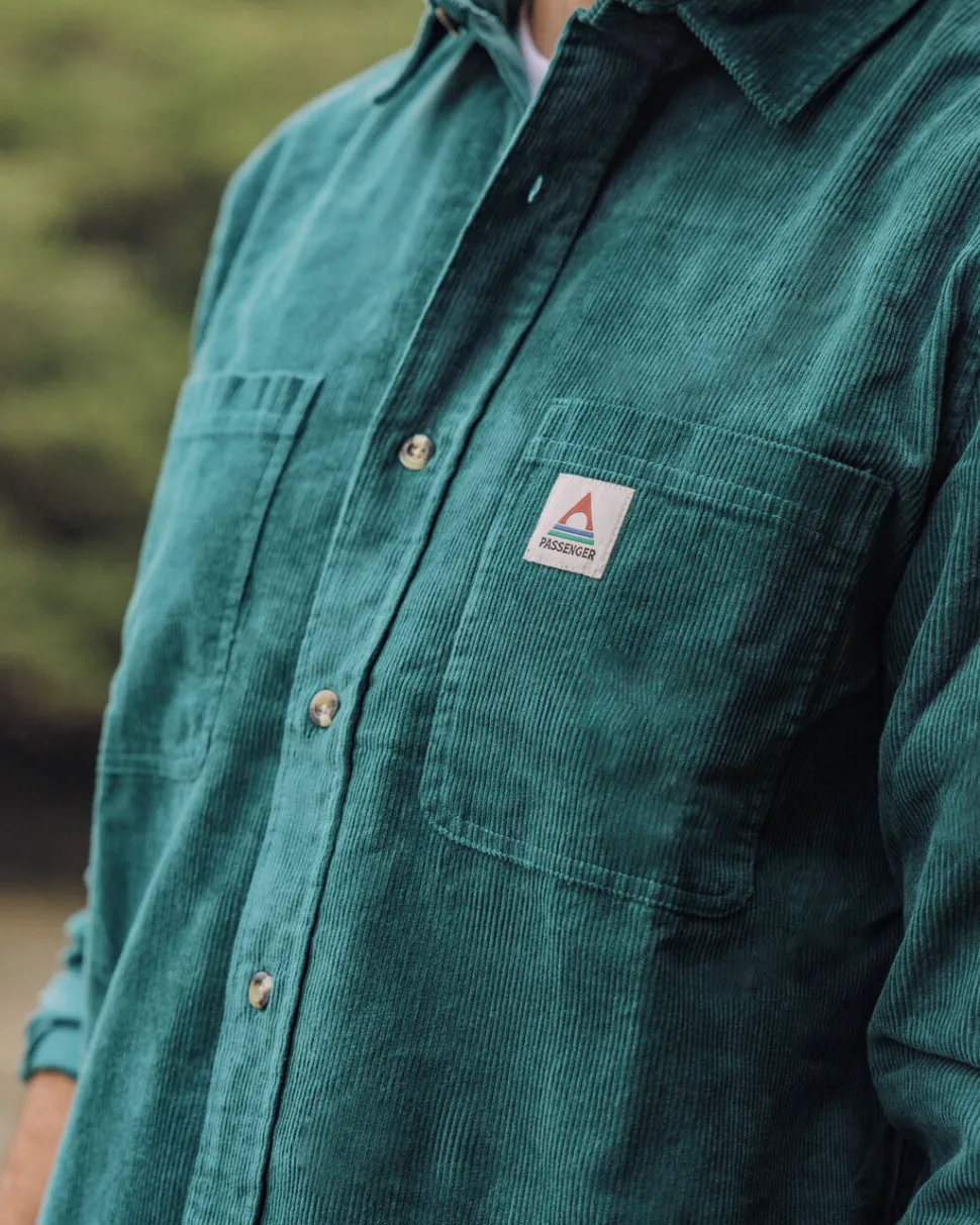 Store Passenger Backcountry Cord Shirt Storm Green