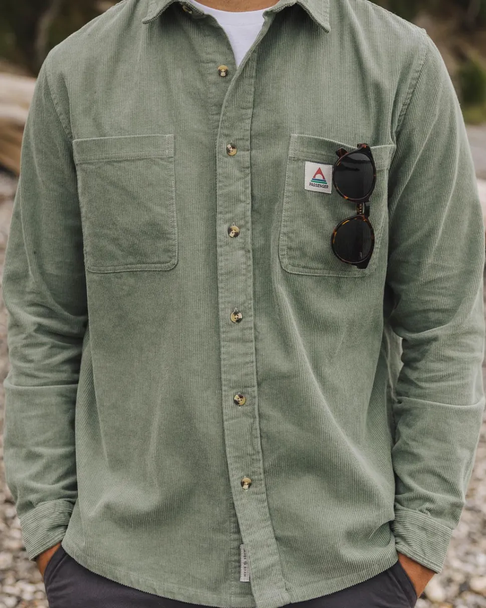 Online Passenger Backcountry Cord Shirt Pistachio