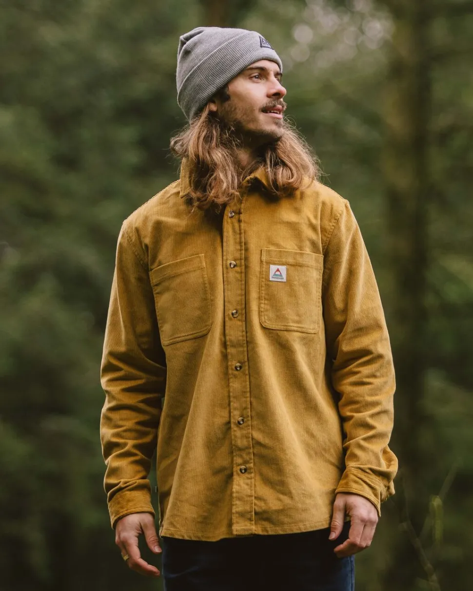 Shop Passenger Backcountry Cord Shirt Mustard Gold