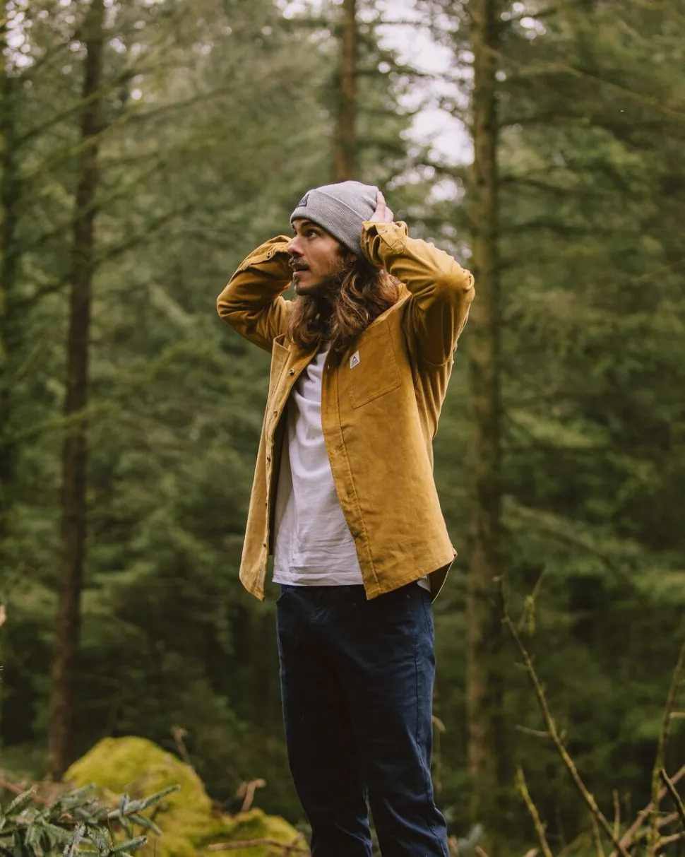 Shop Passenger Backcountry Cord Shirt Mustard Gold