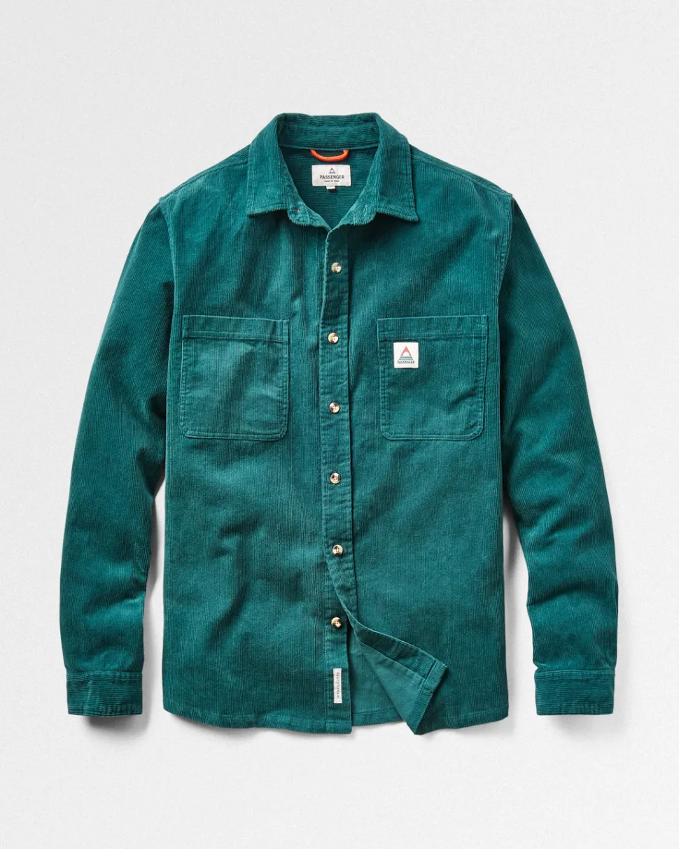 Store Passenger Backcountry Cord Shirt Storm Green