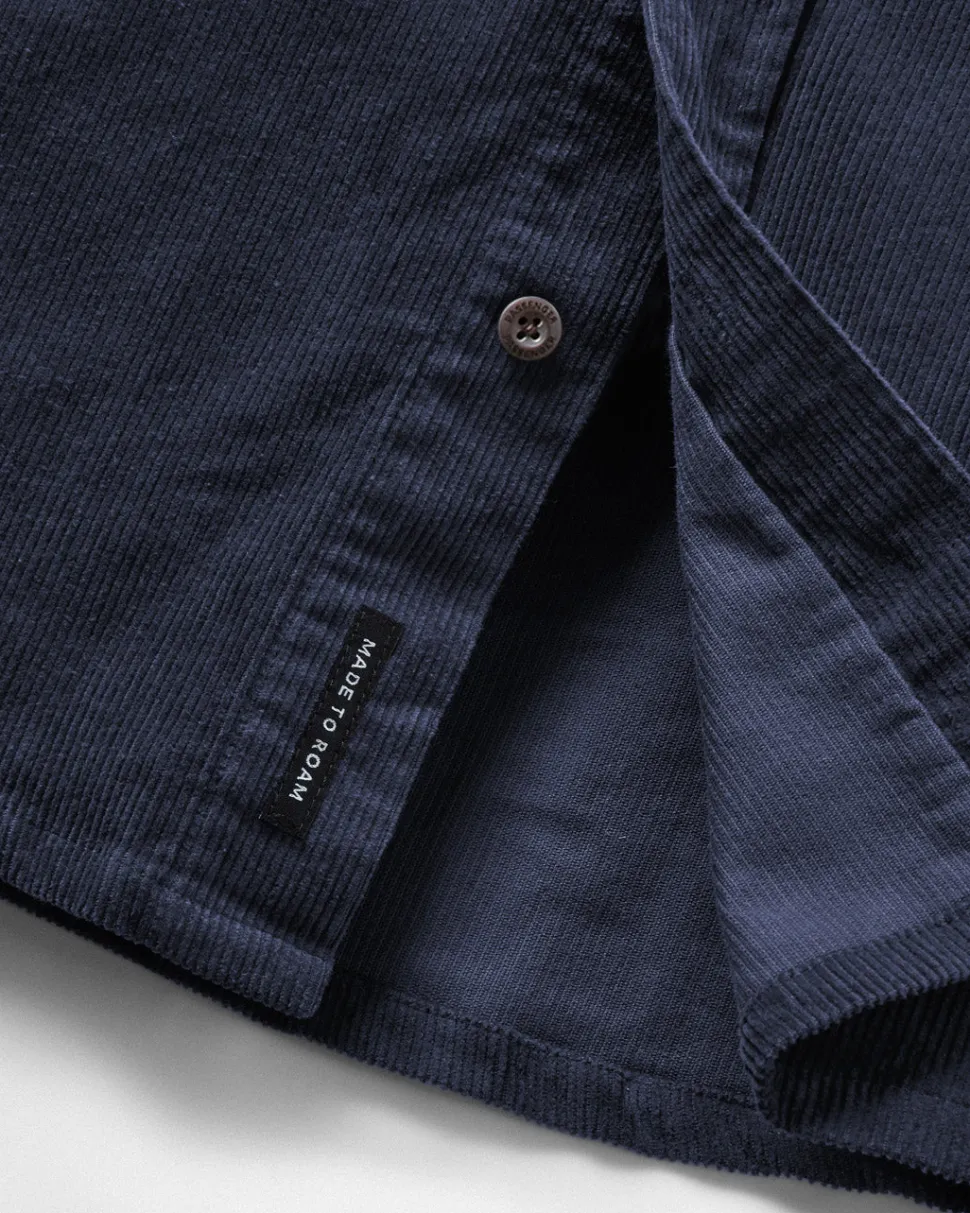 Store Passenger Backcountry Cord Shirt Deep Navy