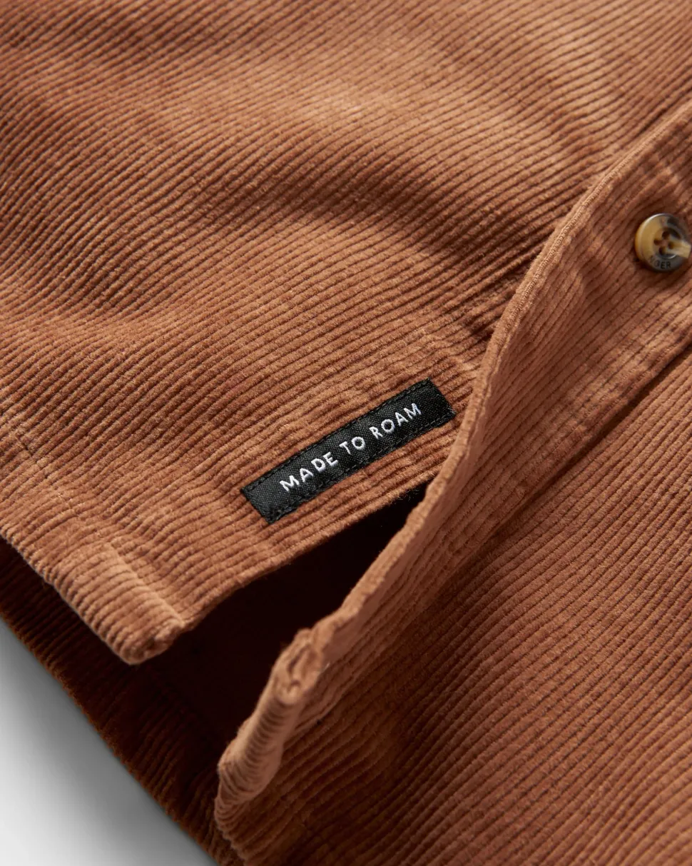 Discount Passenger Backcountry Cord Shirt Toffee