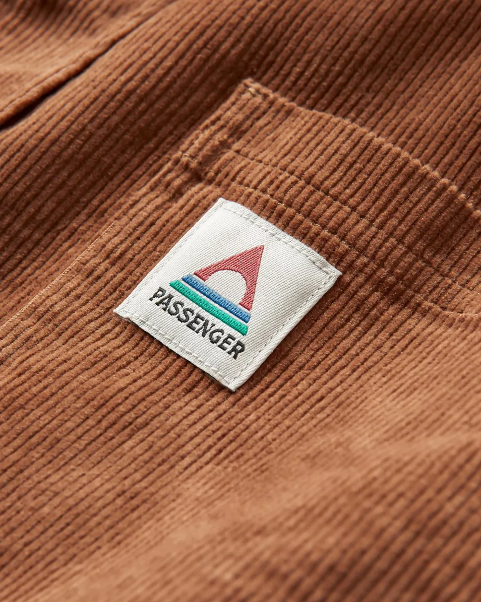 Discount Passenger Backcountry Cord Shirt Toffee