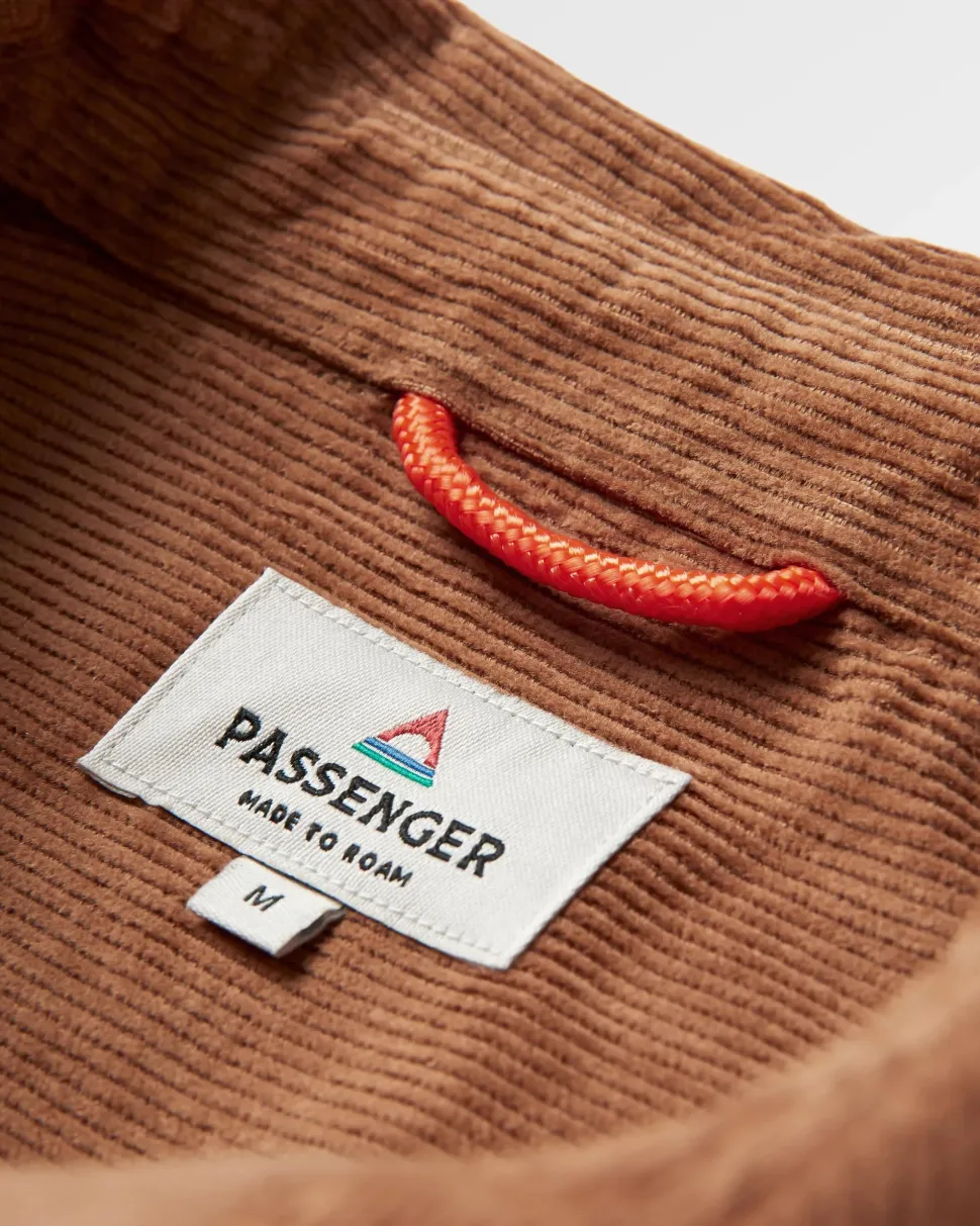 Discount Passenger Backcountry Cord Shirt Toffee
