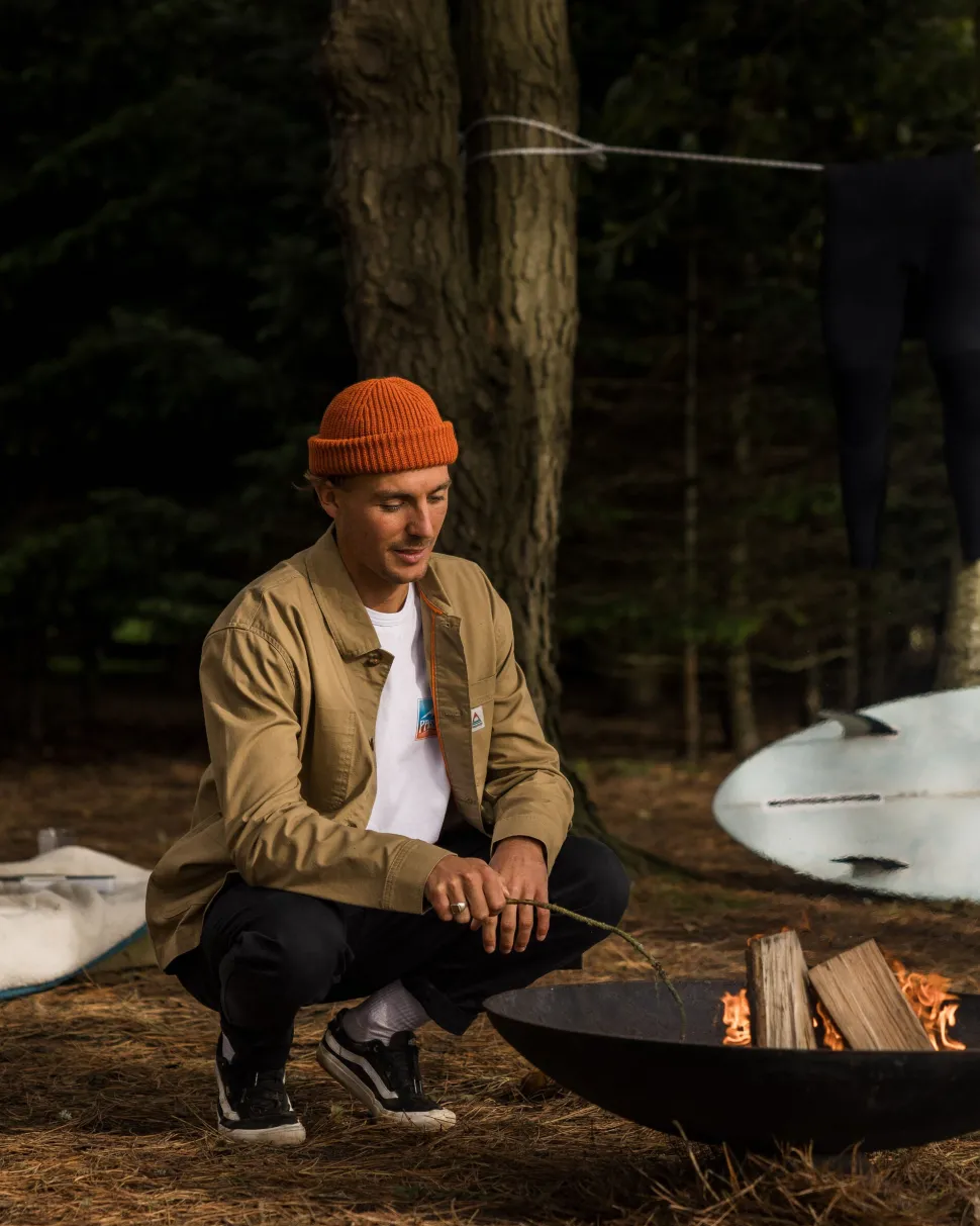 Shop Passenger Balsa Canvas Overshirt Biscuit