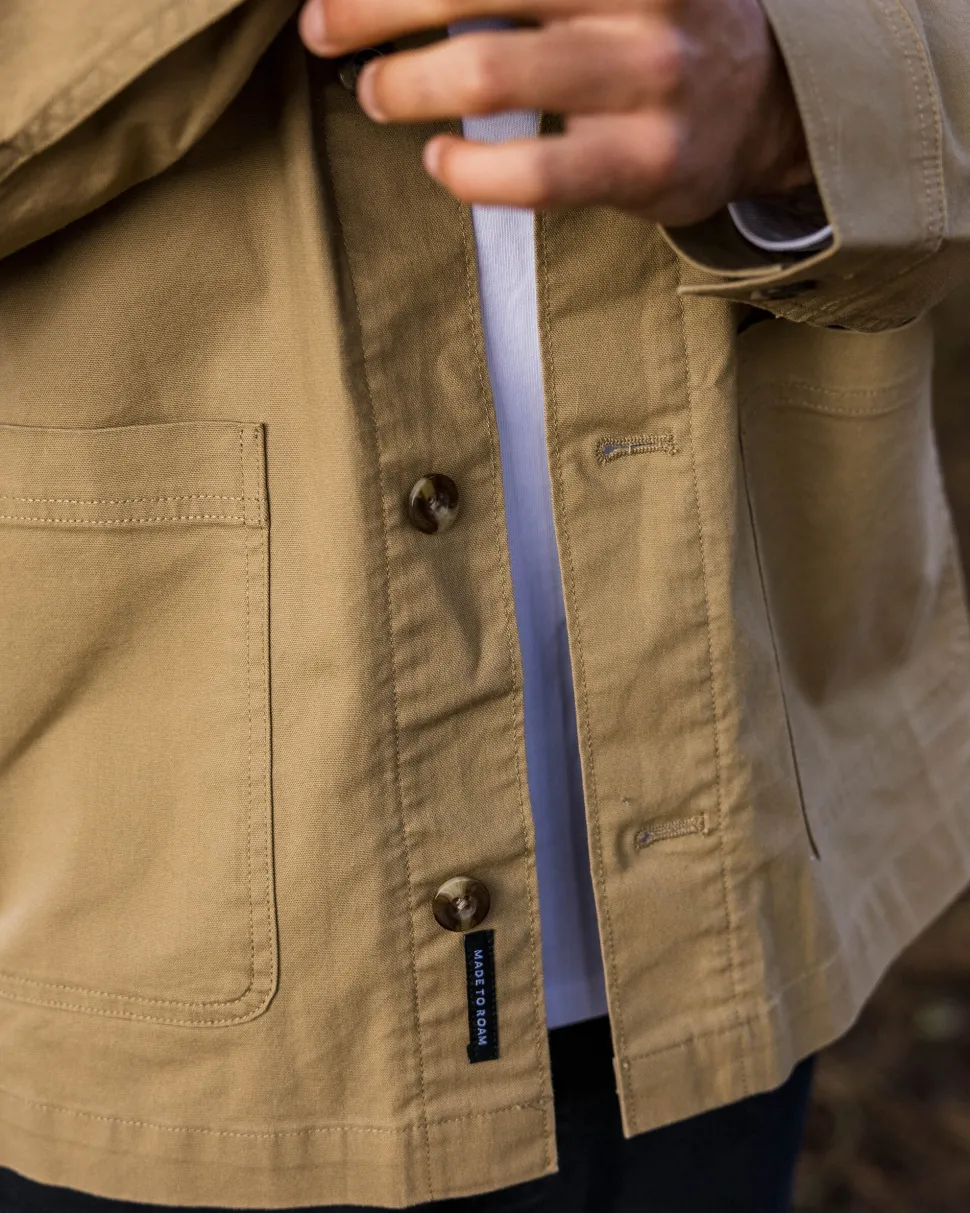 Shop Passenger Balsa Canvas Overshirt Biscuit