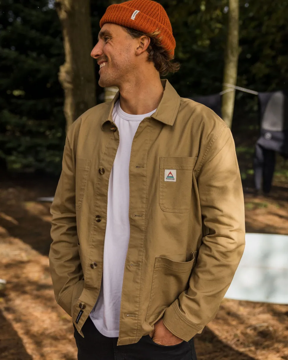 Shop Passenger Balsa Canvas Overshirt Biscuit