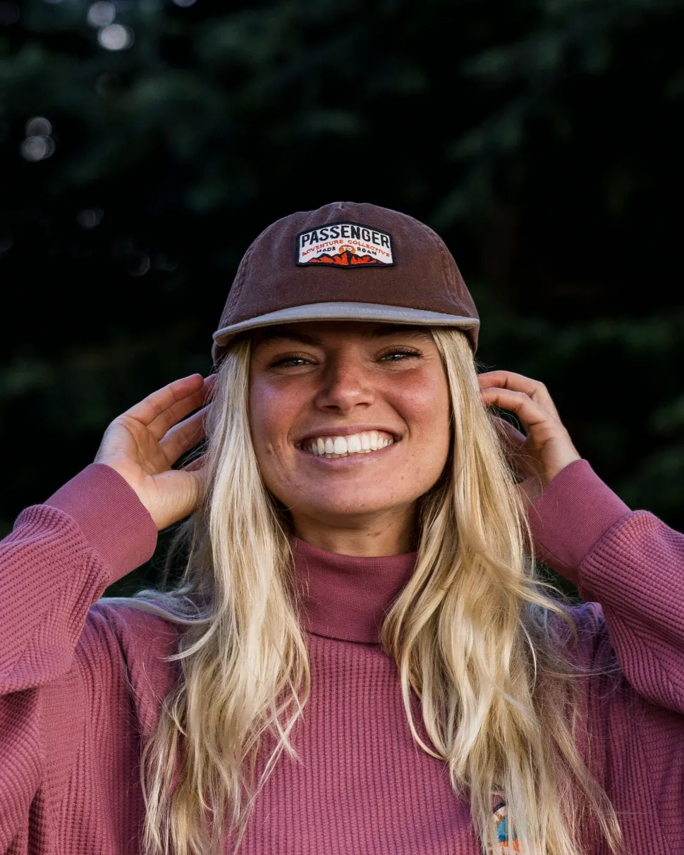 Hot Passenger Barrel Recycled Low Profile Cap Chestnut