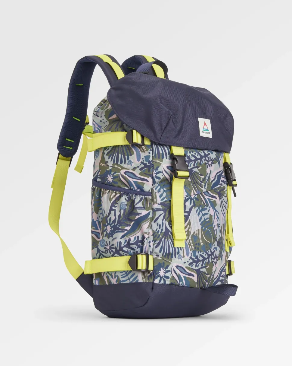 Shop Passenger Boondocker Recycled 26L Backpack Abstract Seaweed Pistachio