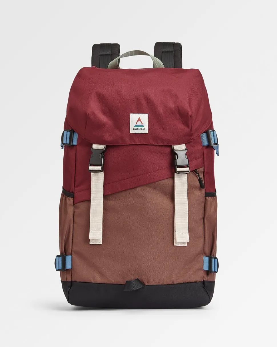 Outlet Passenger Boondocker Recycled 26L Backpack Burgundy/Chestnut