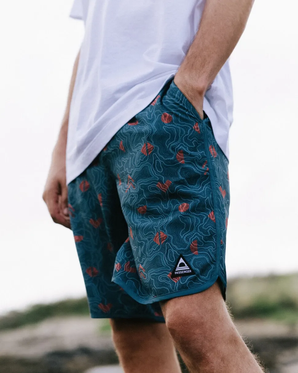 Flash Sale Floris van Bommel Breaks Recycled Boardshort Mediterranean Map