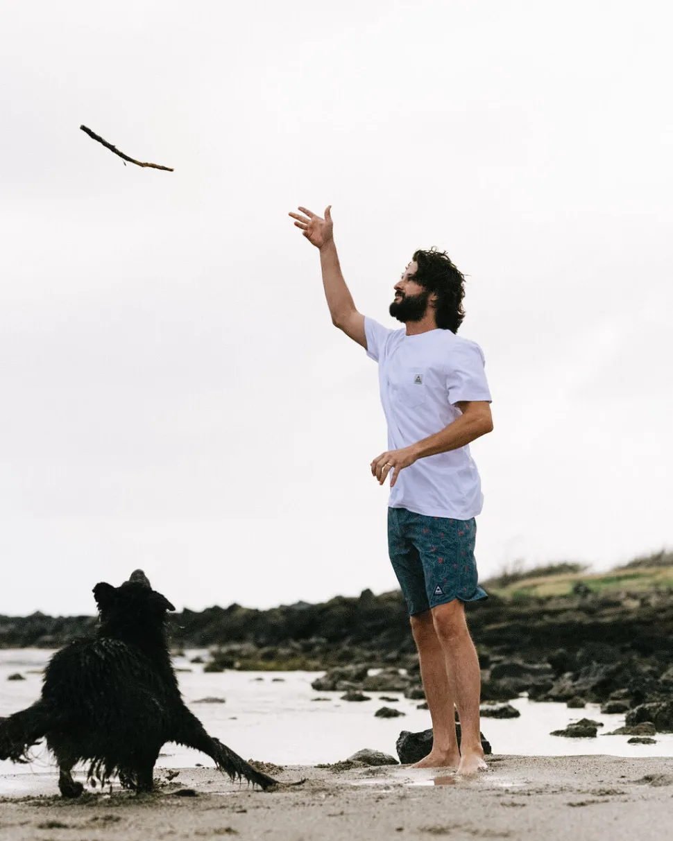 Flash Sale Floris van Bommel Breaks Recycled Boardshort Mediterranean Map