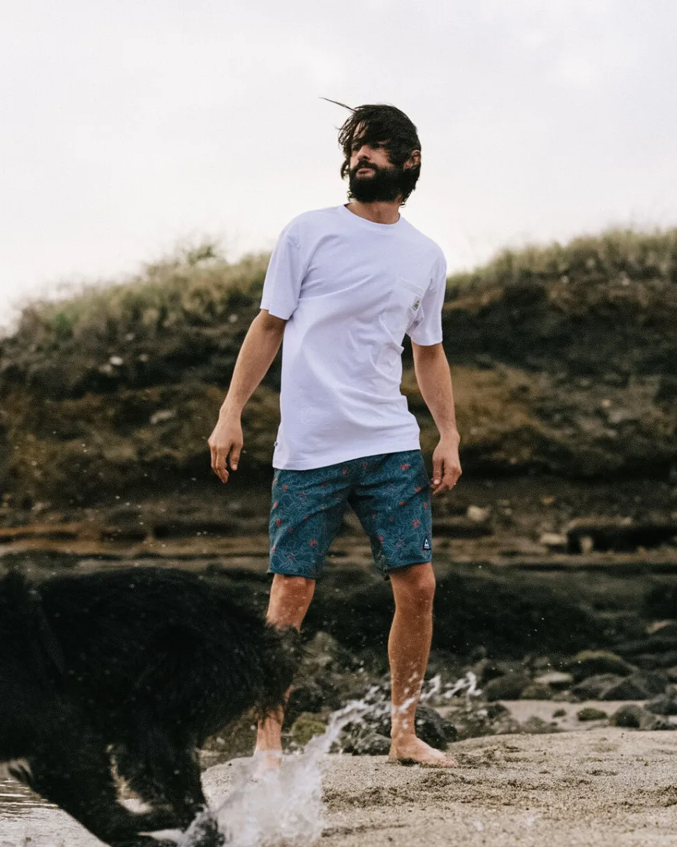 Flash Sale Floris van Bommel Breaks Recycled Boardshort Mediterranean Map