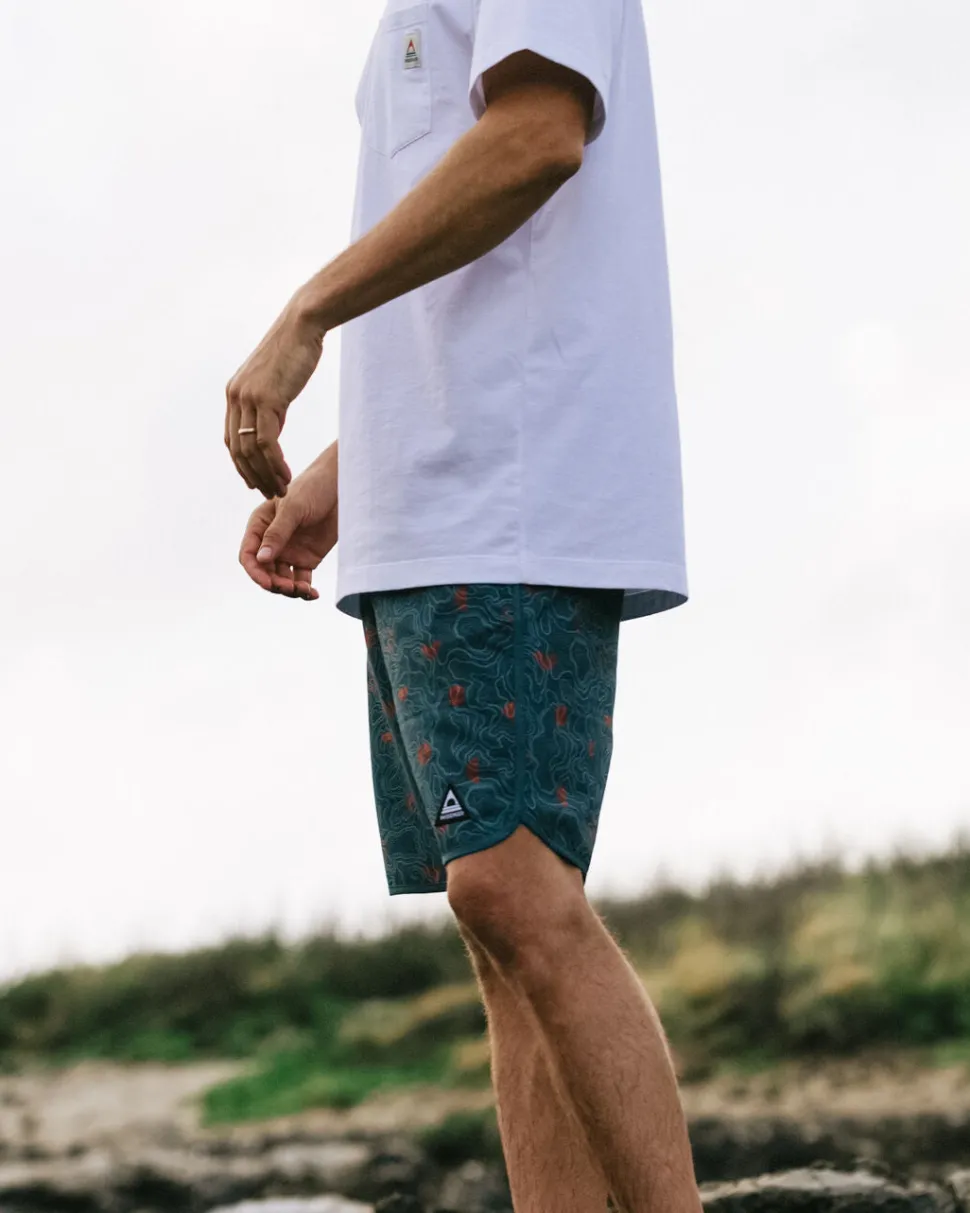 Flash Sale Floris van Bommel Breaks Recycled Boardshort Mediterranean Map